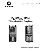 Motorola E399 GSM ユーザーズマニュアル