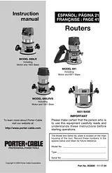 Porter-Cable 691 Manual De Usuario