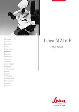 Leica MZ16 F Manuel D’Utilisation