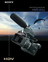 Sony HVR-A1U User Manual
