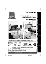 Panasonic pv-dm2092 작동 가이드
