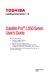 Toshiba l550-ez1702 User Guide
