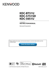 Kenwood KDC-BT51U Manuel D’Utilisation
