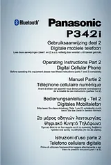 Panasonic P342i Manuel D’Utilisation