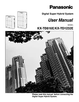 Panasonic KX-TD1232 Manuel D’Utilisation