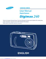 Samsung Digimax 240 Mode D'Emploi