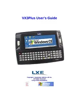 LXE vx3plus Betriebsanweisung