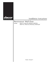Dacor RNO130FC Installation Instruction