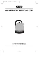 DeLonghi Kettle Справочник Пользователя