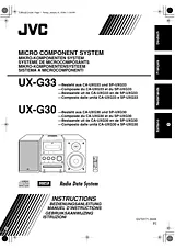 JVC UX-G33 ユーザーズマニュアル