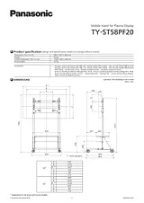 Panasonic TY-ST58PF20 产品宣传页