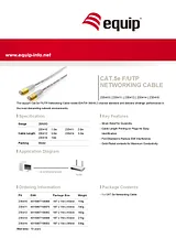 Equip Cat.5e F/UTP 3.0m 235412 プリント