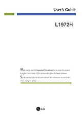 LG L1972H Manuel D’Utilisation