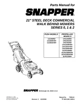 Snapper C21500KWV Benutzerhandbuch