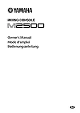 Yamaha M2500 Manual De Usuario