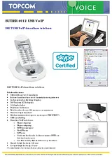 Topcom Butler 4012 USB VIOP TOP131002 Leaflet