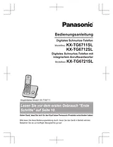 Panasonic KXTG6721SL 작동 가이드