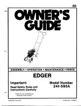 Bolens Edger 241-595A User Manual