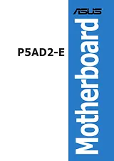 ASUS P5AD2-E Справочник Пользователя