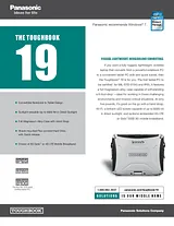 Panasonic Toughbook 19 CF-19BDUZX1M Leaflet