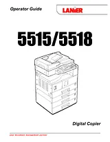 Lanier 5518 Справочник Пользователя