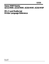 Xerox 4215 MICR MRP Betriebsanweisung