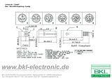 Bkl Electronic mini DIN connector Socket, straight Number of pins: 5 Black 204011 1 pc(s) 204011 Datenbogen