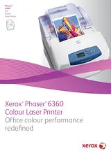 Xerox Phaser 6360 6360V_DT Manuel D’Utilisation