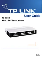 TP-LINK TD-8616B Справочник Пользователя