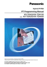 Panasonic KX-TDA30 Справочник Пользователя