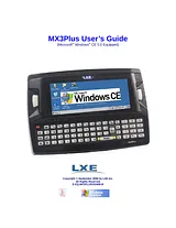 LXE mx3plus Betriebsanweisung