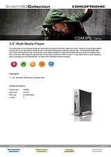 Conceptronic 3,5" Multi Media Player C08-124 Manuel D’Utilisation