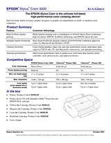 Epson 3000 Specification Guide