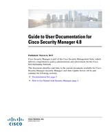 Cisco Cisco Security Manager 4.8 Documentation Roadmaps