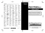 Roland RD-700SX Manual Do Utilizador