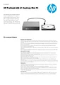 HP 600 G1 F6X27EA Data Sheet