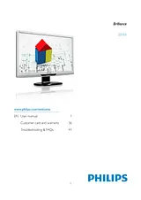 Philips LED Monitor 221S3LCS 221S3LCS/00 User Manual