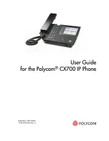 Polycom CX700 Manual Do Utilizador