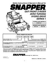 Snapper ZF5201M Benutzerhandbuch