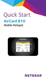 Netgear AirCard 810 Retail unlocked – AC810 Mobile Hotspot 安装指南