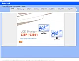 Philips LCD monitor 225P1ES 225P1ES/05 ユーザーズマニュアル