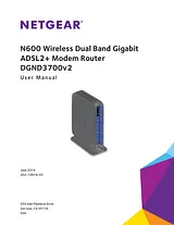 Netgear DGND3700v2 – N600 Wireless Dual Band Gigabit ADSL2+ Modem Router 사용자 설명서