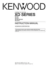 Kenwood XD-371S Manual Do Utilizador