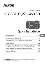 Nikon COOLPIX AW130 クイック設定ガイド