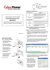 CyberPower RMCARD202 Leaflet
