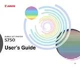 Canon S750 User Manual
