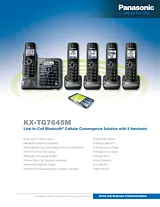Panasonic KX-TG7645 Folheto
