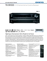 ONKYO TX-SR333 TX-SR333/B 产品宣传页