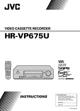 JVC HR-VP675U Manuale Utente