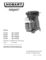 Hobart HL200 ML-134450 Manuel D’Utilisation